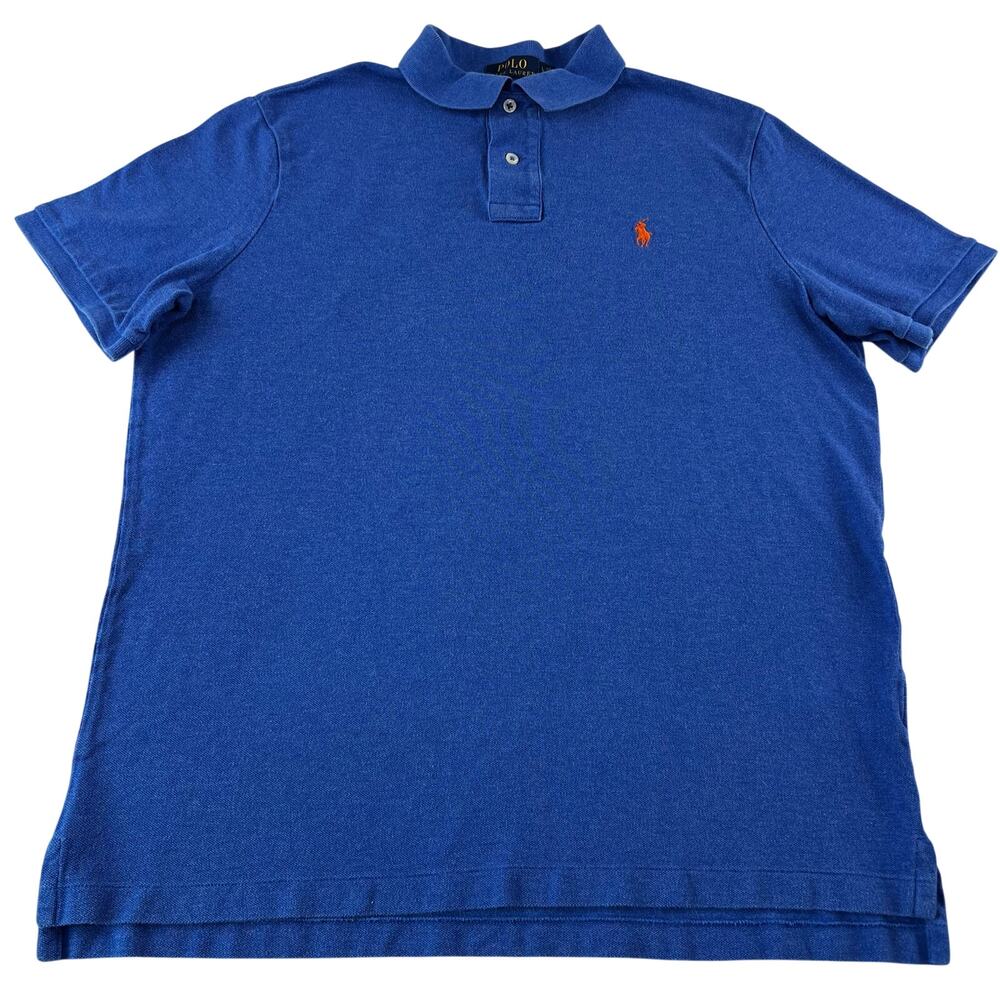 Polo Ralph Lauren Classic Fit Blue Polo Shirt Men's size Large